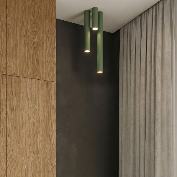Sollux SL.2071 - Faretto LAGOS 1xGU10/10W/230V verde