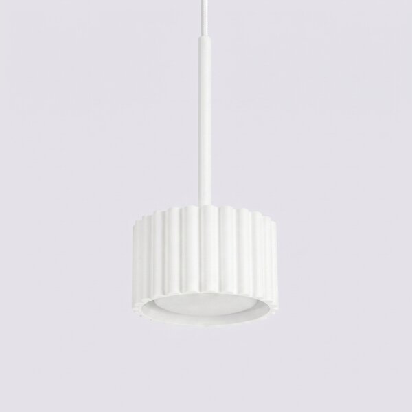 Sollux SL.2676 - Sospensione a cavo AURA 1xGX53/10W/230V, bianco