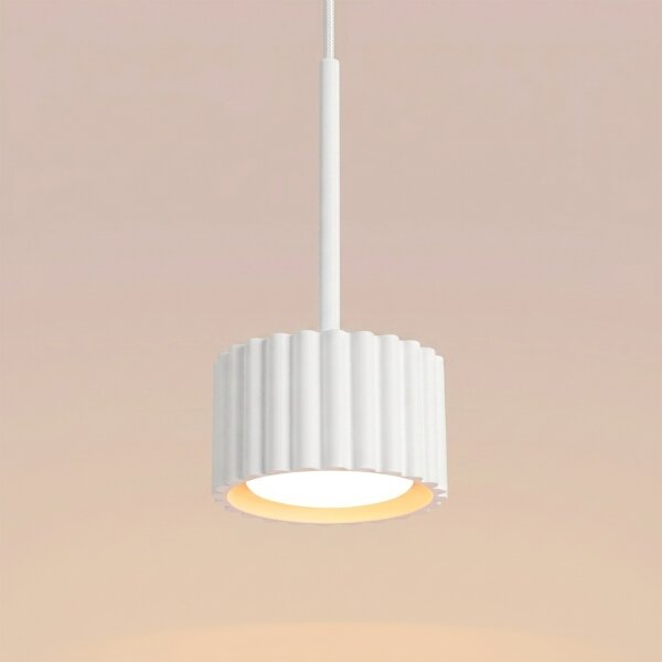 Sollux SL.2676 - Sospensione a cavo AURA 1xGX53/10W/230V, bianco