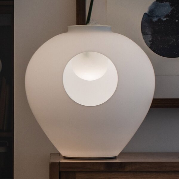 Lampade da tavolo Foscarini, Madre, dimmerabile, Bianco, Soggiorno, Vetro, Design