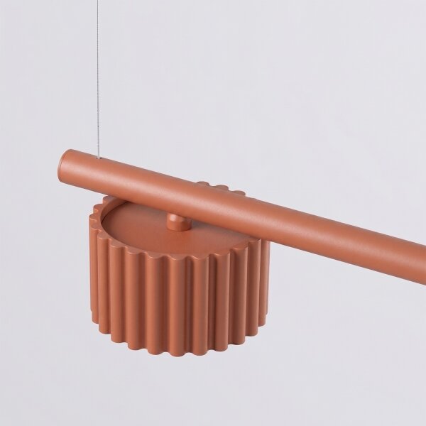 Sollux SL.2699 - Lampada a sospensione con cavo AURA 4xGX53/10W/230V rosso