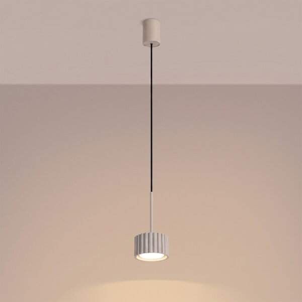 Sollux SL.2683 - Lampada sospesa a cavo AURA 1xGX53/10W/230V taupe