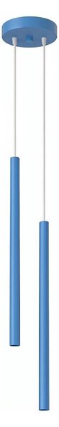Sollux SL.2150 - Lampadario a sospensione con cavo PASTELO 2xG9/8W/230V blu