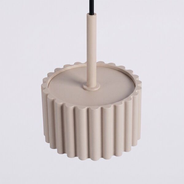 Sollux SL.2683 - Lampada sospesa a cavo AURA 1xGX53/10W/230V taupe