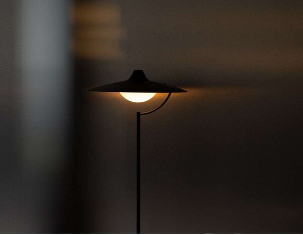 Lampada da terra DCW, dimmerabile, Nero, Soggiorno, Metallo