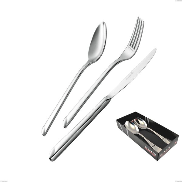 Confezione vetrina 2 pezzi insalata Goccia, acciaio 18/10 ( Aisi 304) , spessore 4 mm