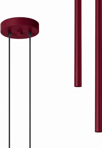 Sollux SL.2122 - Lampadario a sospensione PASTELO su cavo 2xG9/8W/230V rosso