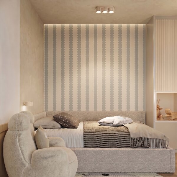 Sollux SL.2614 - Applique AURA 1xGX53/10W/230V crema