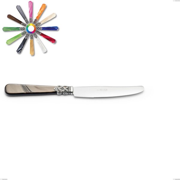 Coltello tavola Ginevra, (acciaio 18.10 aisi304), manico in nylon, Lunghezza 226 mm