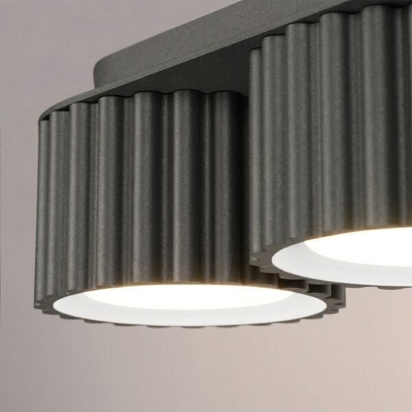 Sollux SL.2629 - Faretto AURA 3xGX53/10W/230V nero