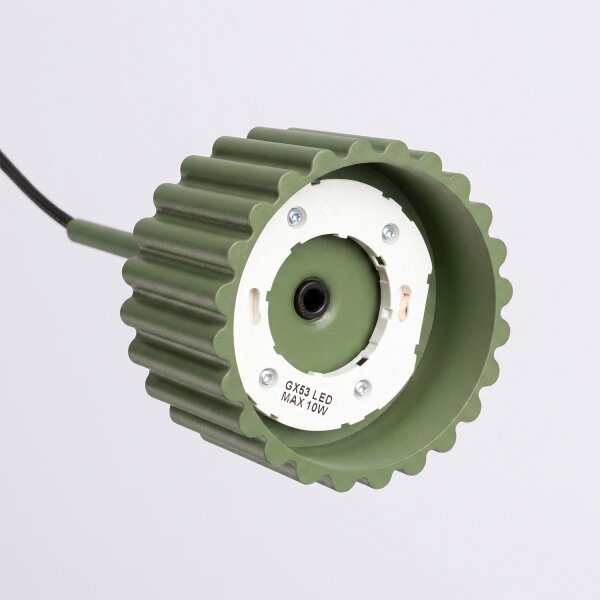 Sollux SL.2679 - Lampadario a sospensione AURA su cavo 1xGX53/10W/230V verde