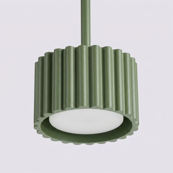 Sollux SL.2679 - Lampadario a sospensione AURA su cavo 1xGX53/10W/230V verde