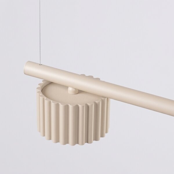 Sollux SL.2697 - Lampadario a sospensione AURA su cavo 4xGX53/10W/230V color crema