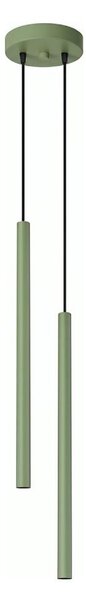 Sollux SL.2134 - Sospensione su cavo PASTELO 2xG9/8W/230V verde