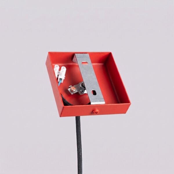 Sollux SL.2141 - Lampadario a sospensione PASTELO 1xG9/8W/230V rosso