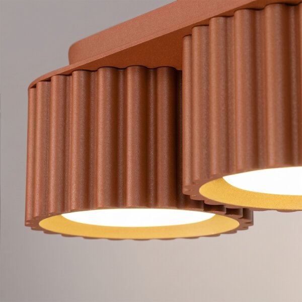 Sollux SL.2632 - Faretto AURA 3xGX53/10W/230V arancione