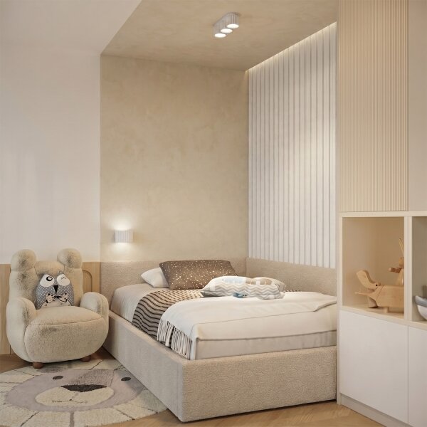 Sollux SL.2612 - Lampada da parete AURA 1xGX53/10W/230V bianca