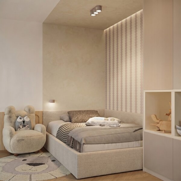 Sollux SL.2619 - Applique da parete AURA 1xGX53/10W/230V tortora