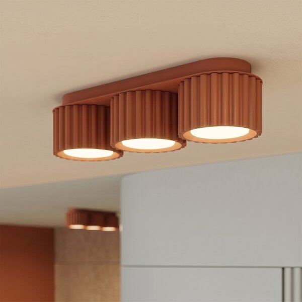 Sollux SL.2632 - Faretto AURA 3xGX53/10W/230V arancione