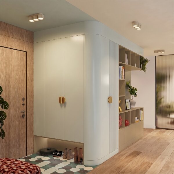 Sollux SL.2630 - Faretto AURA 3xGX53/10W/230V colore crema