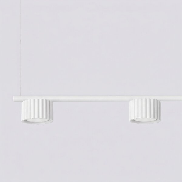 Sollux SL.2695 - Lampadario a sospensione su cavo AURA 4xGX53/10W/230V bianco