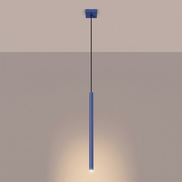 Sollux SL.2125 - Lampada a sospensione su cavo PASTELO 1xG9/8W/230V blu