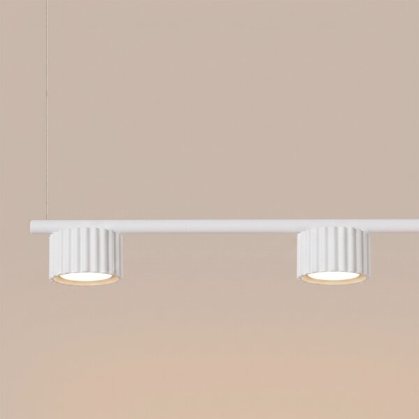 Sollux SL.2695 - Lampadario a sospensione su cavo AURA 4xGX53/10W/230V bianco