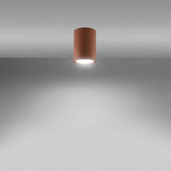 Sollux SL.2068 - Faretto LAGOS 1xGU10/10W/230V marrone