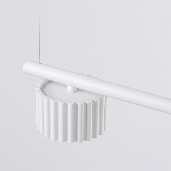 Sollux SL.2695 - Lampadario a sospensione su cavo AURA 4xGX53/10W/230V bianco