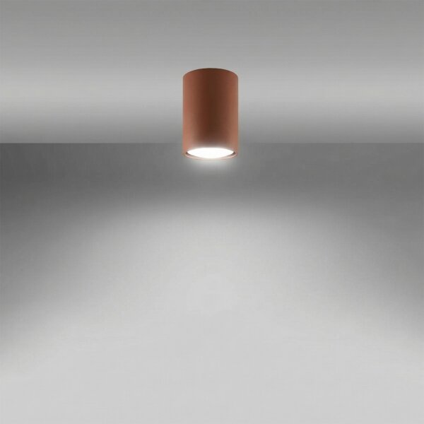 Sollux SL.2068 - Faretto LAGOS 1xGU10/10W/230V marrone