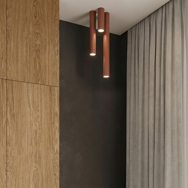 Sollux SL.2074 - Faretto LAGOS 1xGU10/10W/230V marrone