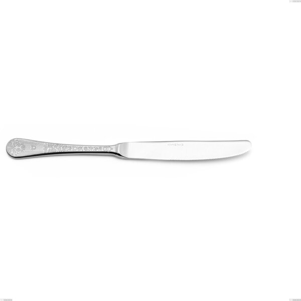 Coltello tavola Hermitage, Acciaio lucido 18.10 (AISI304), spessore 2.5 mm, Lunghezza 240 mm