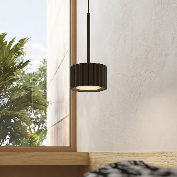 Sollux SL.2677 - Sospensione a cavo AURA 1xGX53/10W/230V nera