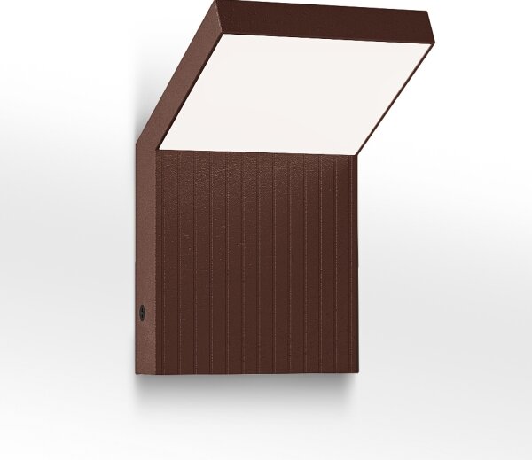 Brilagi - Lampada da parete esterna LED RIANO LED/8W/230V marrone IP65