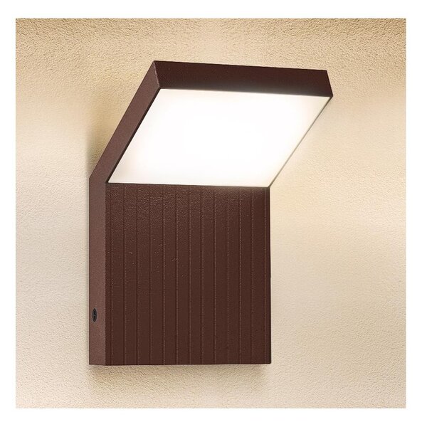 Brilagi - Lampada da parete esterna LED RIANO LED/8W/230V marrone IP65