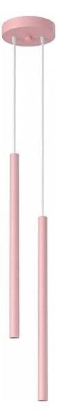 Sollux SL.2130 - Lampadario sospeso a cavo PASTELO 2xG9/8W/230V rosa
