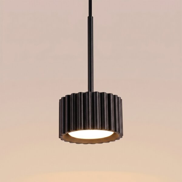 Sollux SL.2677 - Sospensione a cavo AURA 1xGX53/10W/230V nera