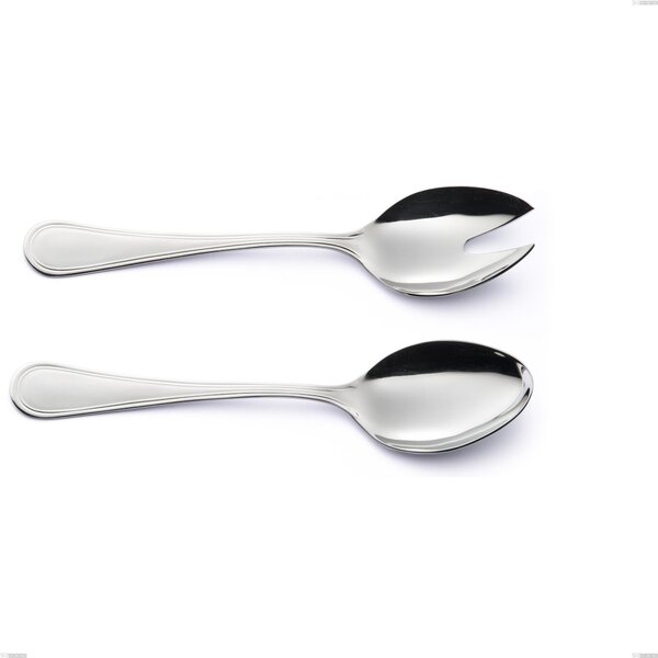 Coppia insalata Impero, ACCIAIO INOX 18.10(AISI304), spessore 2.5 MM, Lunghezza 233 mm
