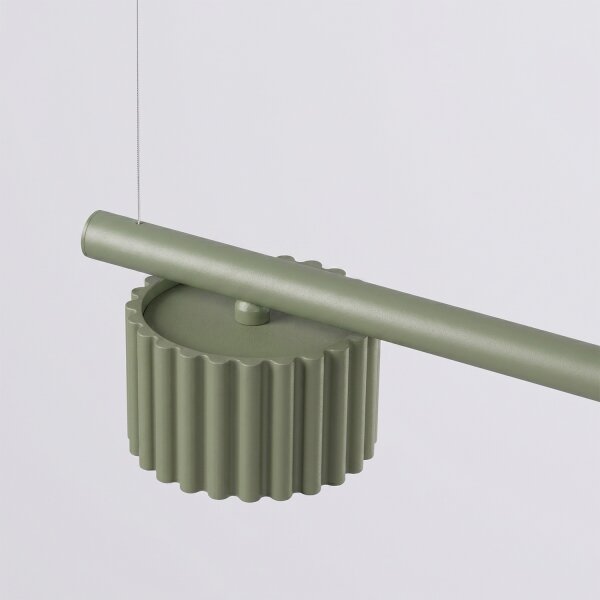 Sollux SL.2698 - Lampada a sospensione su cavo AURA 4xGX53/10W/230V verde