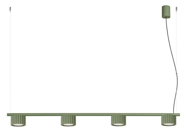 Sollux SL.2698 - Lampada a sospensione su cavo AURA 4xGX53/10W/230V verde