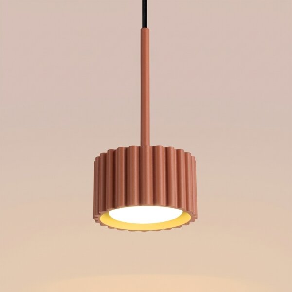 Sollux SL.2680 - Lampada a sospensione AURA su cavo 1xGX53/10W/230V, rossa