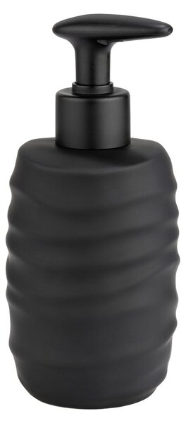Dispenser per sapone nero opaco in ceramica 400 ml Illana – Wenko
