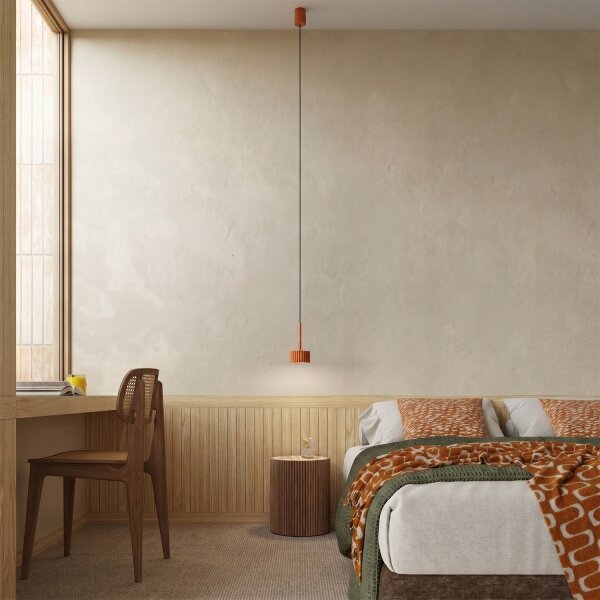 Sollux SL.2680 - Lampada a sospensione AURA su cavo 1xGX53/10W/230V, rossa