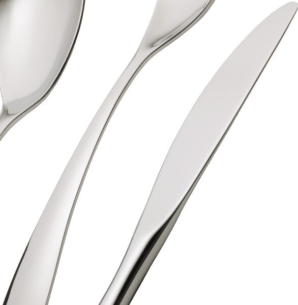 Servizio Posate 4 pezzi HOTEL pezzi posto tavola acciaio inox 18.10 lucidato spessore 2.5 mm