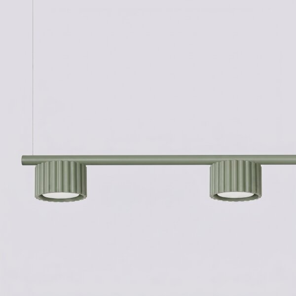 Sollux SL.2698 - Lampada a sospensione su cavo AURA 4xGX53/10W/230V verde
