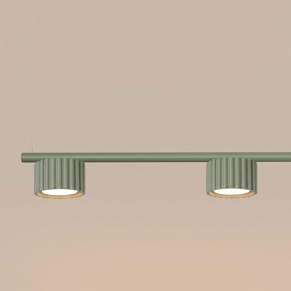 Sollux SL.2698 - Lampada a sospensione su cavo AURA 4xGX53/10W/230V verde