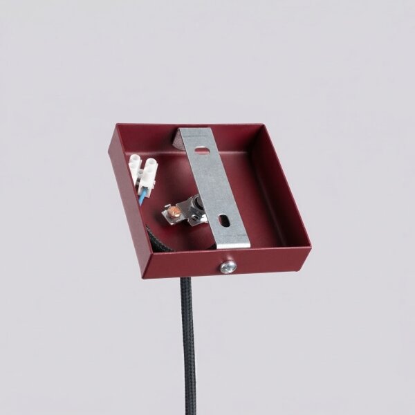 Sollux SL.2121 - Lampadario sospeso PASTELO su cavo 1xG9/8W/230V rosso