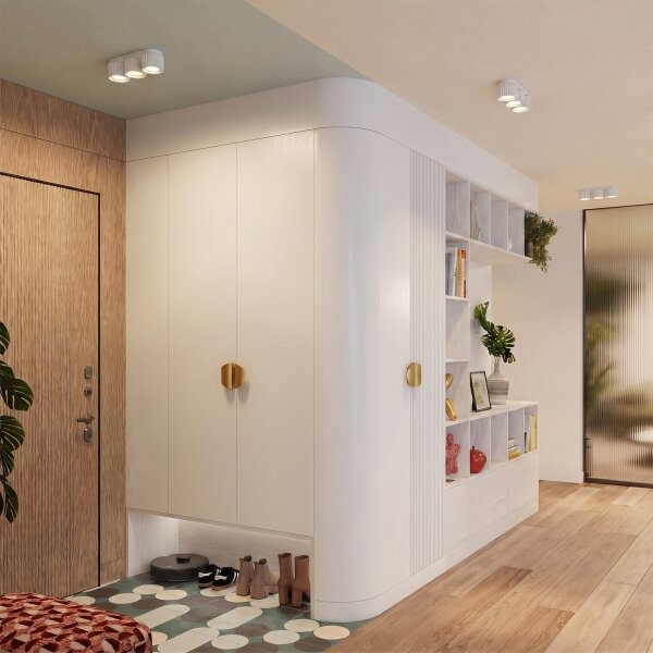 Sollux SL.2628 - Faretto AURA 3xGX53/10W/230V bianco