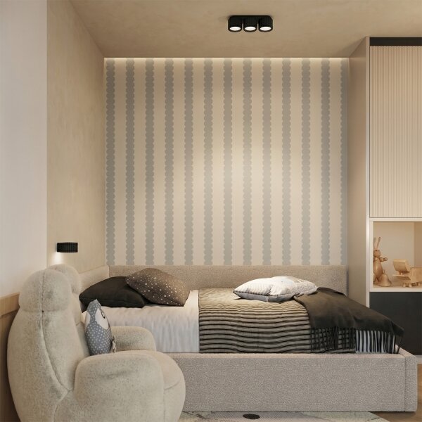 Sollux SL.2613 - Applique AURA 1xGX53/10W/230V nero