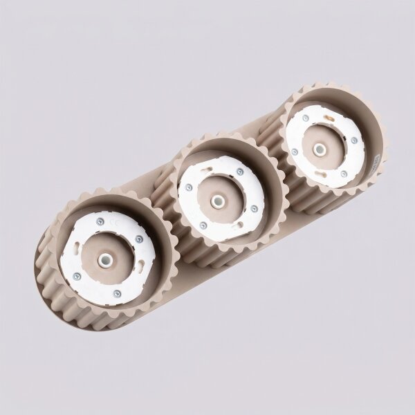 Sollux SL.2635 - Faretto AURA 3xGX53/10W/230V taupe